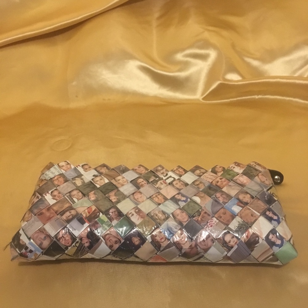 Nahui Ollin Fashionista Collage Clutch
